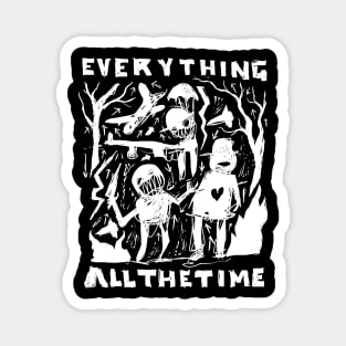 Everything All the Time - Idioteque illustrated lyrics - Inverted Magnet