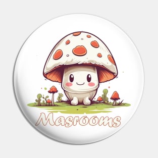 Reishi mushrooms Pin