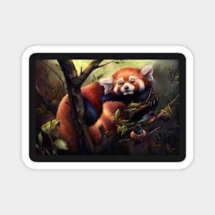 Red Panda Magnet