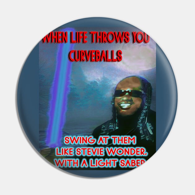 When Life Throws You Curveballs Pin by Erik Morningstar 