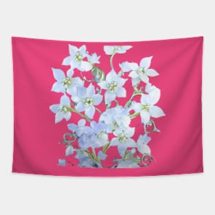 white floral beautyful art Design Tapestry