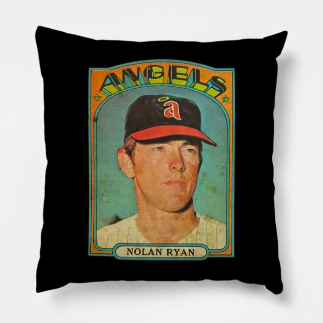 VINTAGE BASEBALL - NOLAN RYAN Pillow by kedaiadon