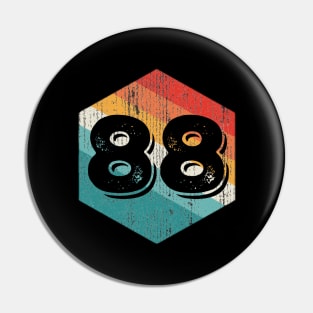 Vintage 1988 Retro Legendary, Birthday Pin