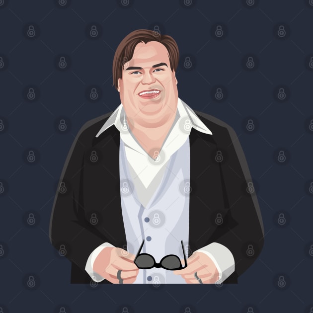 Chris Farley - Awesome Vector Art by WaltTheAdobeGuy