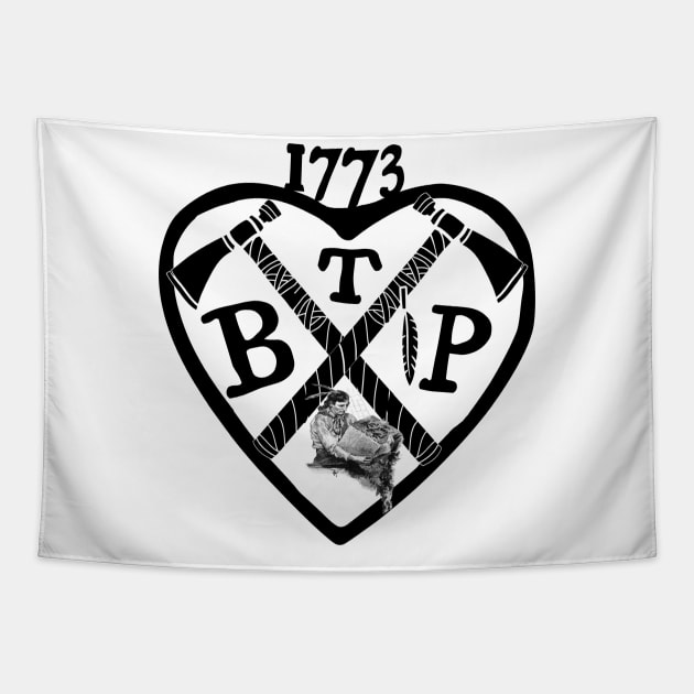 Boston Tea Party Tapestry by Phantom Goods and Designs