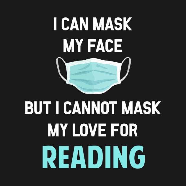 I Can Mask My Face Reading Read Book Books Bookaholic Student Teacher Library Librarian Bookmark by Happy Life