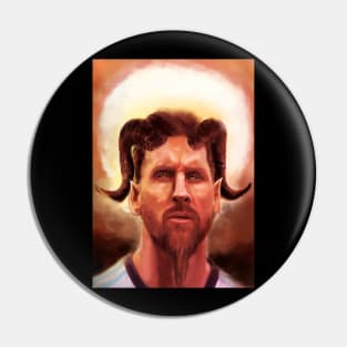 messi goat lord Pin