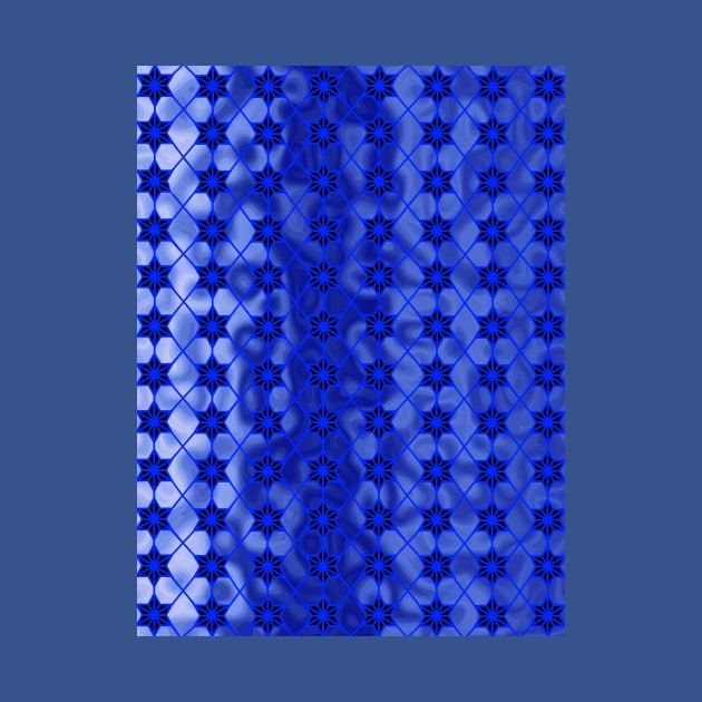 BLUE Stars Geometric by SartorisArt1