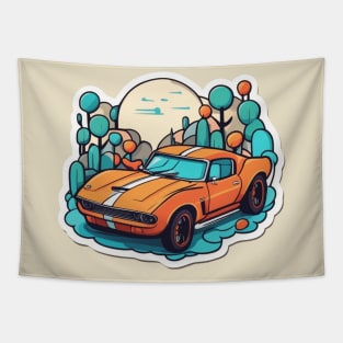 old sports car Tapestry