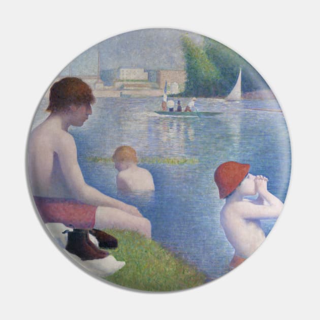 Georges Seurat - Bathers at Asnières Pin by TwistedCity