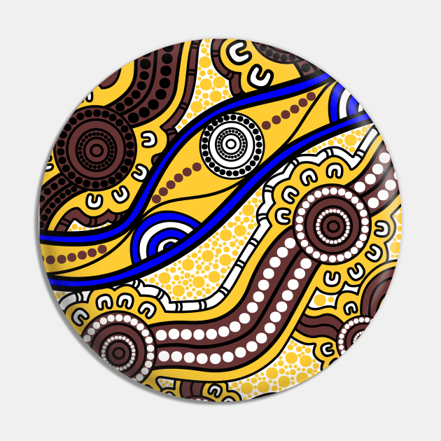 Aboriginal Art - Welcome To Country Pin by hogartharts