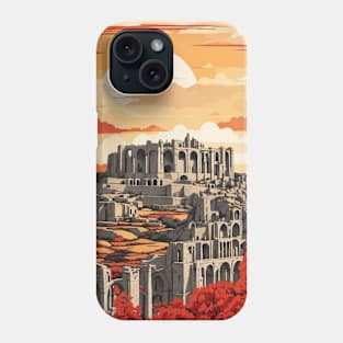 Aspendos Turkey Vintage Retro Travel Tourism Phone Case