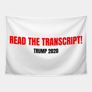 Read the transcript trump 2020 Tapestry