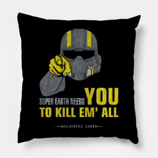 Kill Em' All Pillow