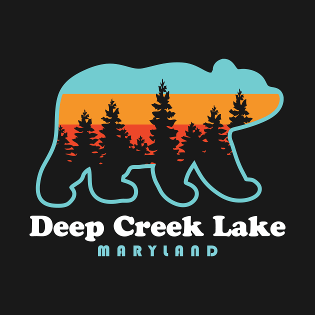 Deep Creek Lake Maryland Bear Deep Creek Lake by PodDesignShop