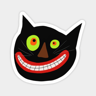 Halloween Crazy Cat Magnet