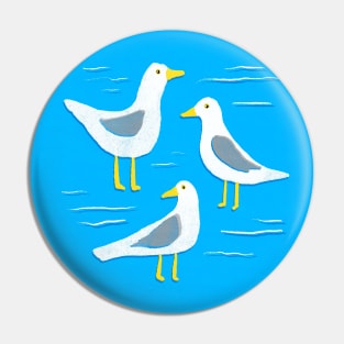 Seagulls Pin