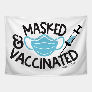 Vaccinated and Masked Tapestry