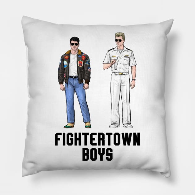 Fightertown Boys Pillow by PreservedDragons