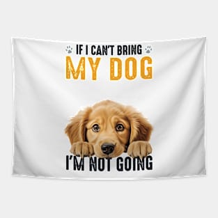 Not Going Golden Retriever Tapestry