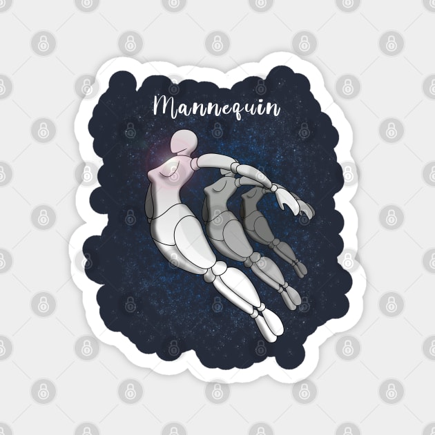 Mannequin space jump Magnet by coxemy