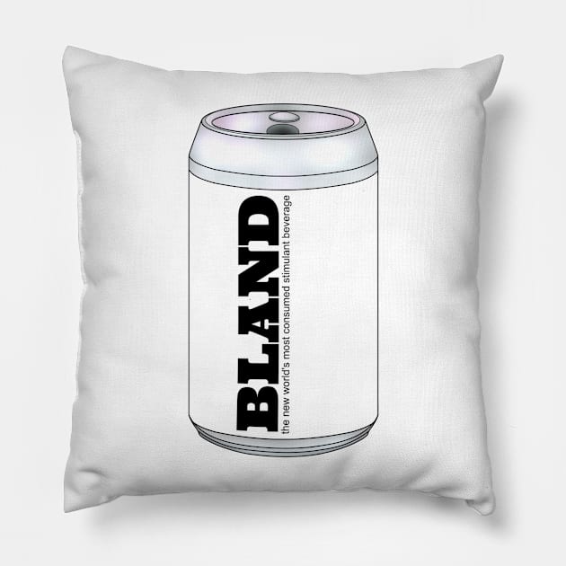 BLAND can Pillow by doublebeta