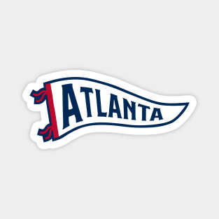 Atlanta Pennant - Navy Magnet