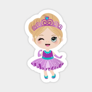 Purple Princess Magnet