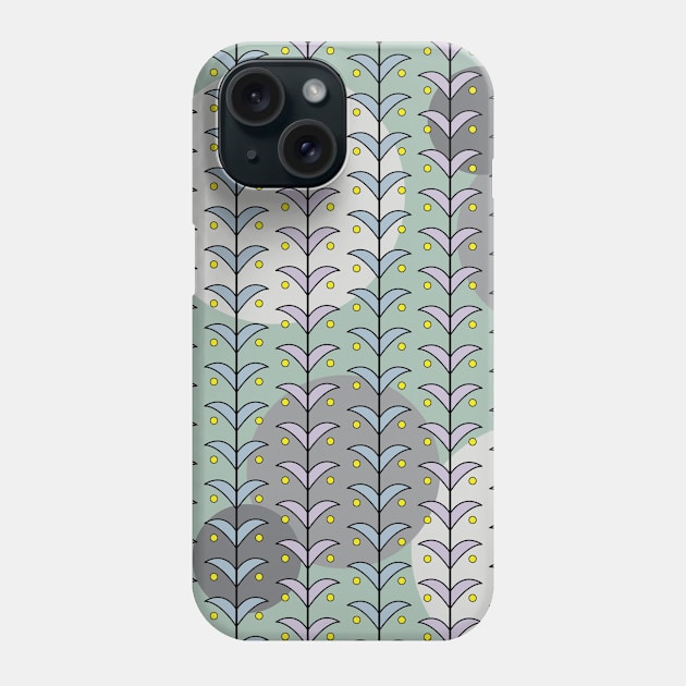 Gull Wing_GreyGreen Phone Case by Pamelandia