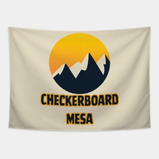 Checkerboard Mesa Tapestry