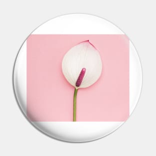 Blush Peace Lily Pin