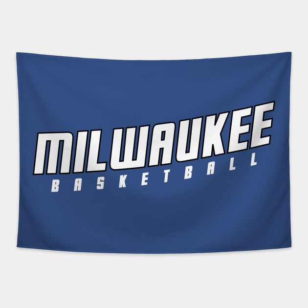 Milwaukee Basketball Cream City Wisconsin Tapestry by The Shirt Genie