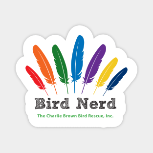 CB bird nerd 2 - black type Magnet