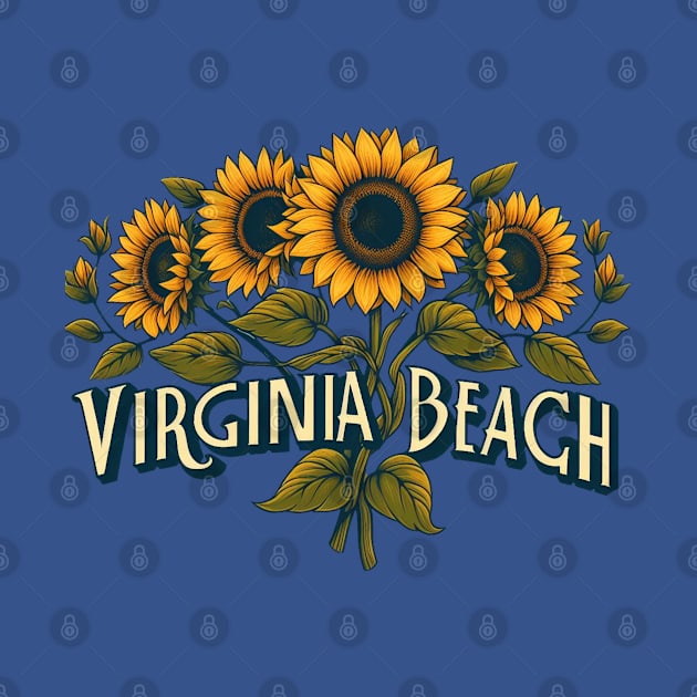 Virginia Beach Sunflower by Americansports