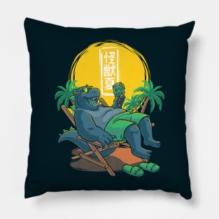 Kaiju Summer Ice Cream - Cute Sun Gift Pillow