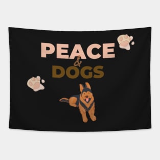 Peace & Dogs - International day of Peace Tapestry