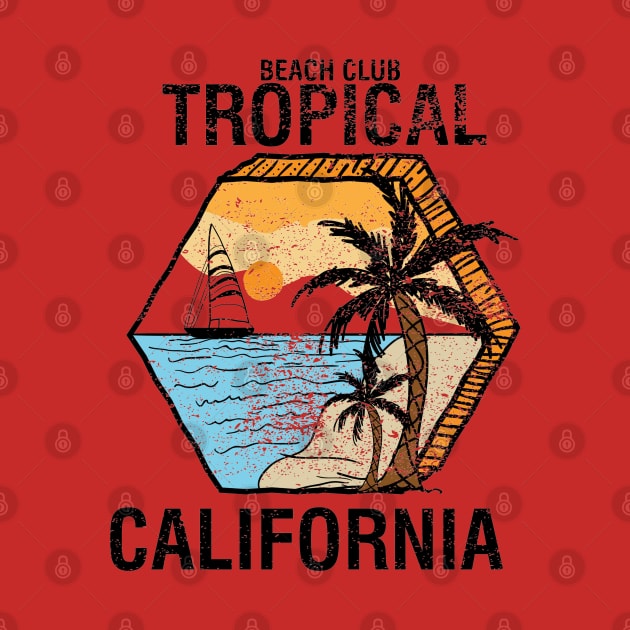 tropical California  Beach club by SSSD