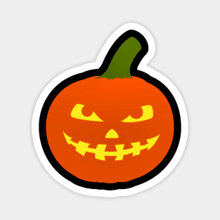 Halloween Funny Scary Smile Pumpkin Face Magnet