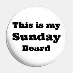 Sunday beard Pin