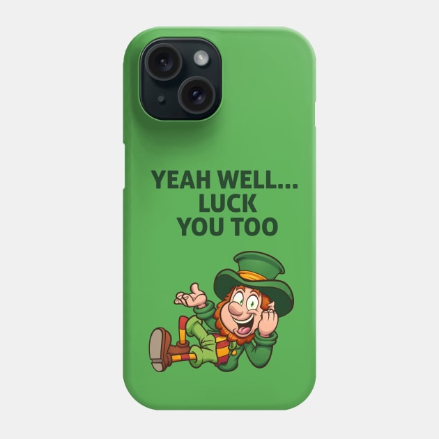 Lucky leprechaun Phone Case by memoangeles