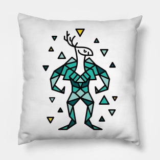 Deer Warrior Pillow