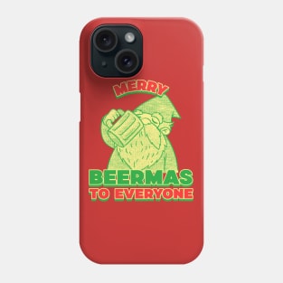 Merry beermas to everyone,  merry christmas Phone Case