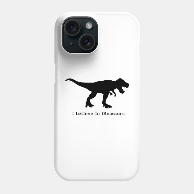 Belief in dinosaurs - science or imagination Phone Case by Quentin1984