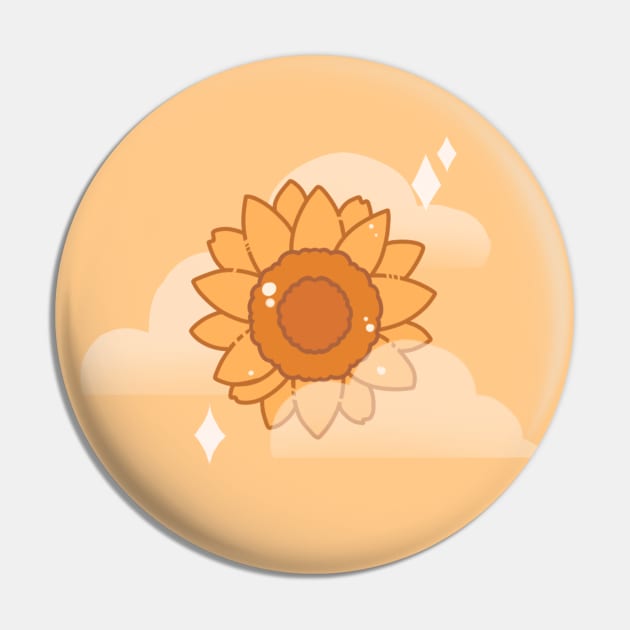 Sunflower Pin by Helithus Vy