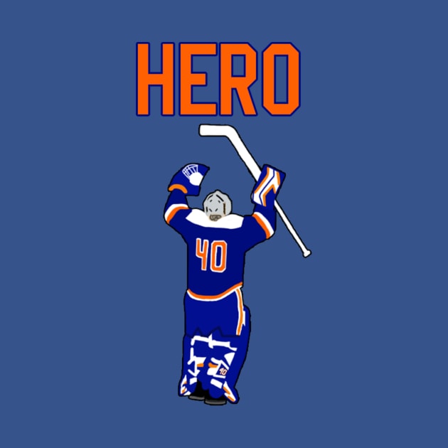 Robin Lehner Hero Islanders by drive4five