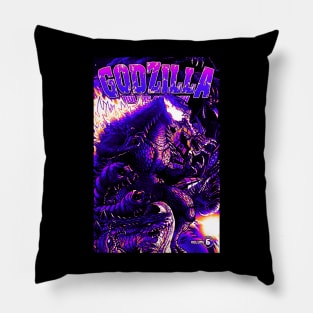 Retro Godzilla ROE 6 Pillow