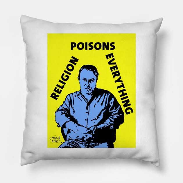 Christopher Hitchens Poison Pillow by DJVYEATES