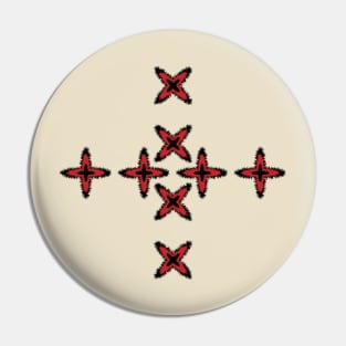 Cross + Plus design Pin