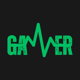 Gamer Heartbeat Video Games Gaming T-Shirt