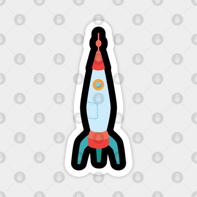 Space RocketShip Magnet by holidaystore